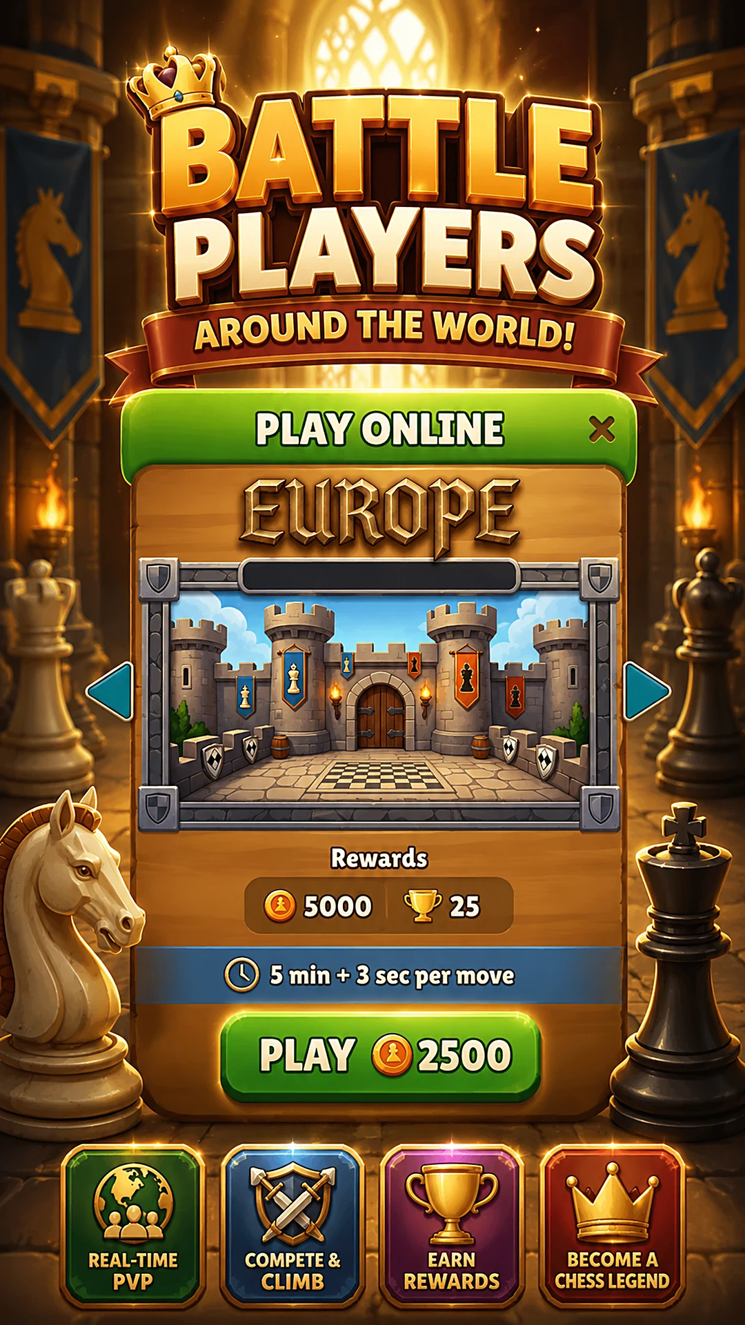 Chess Rush Play & Learn Online screenshot